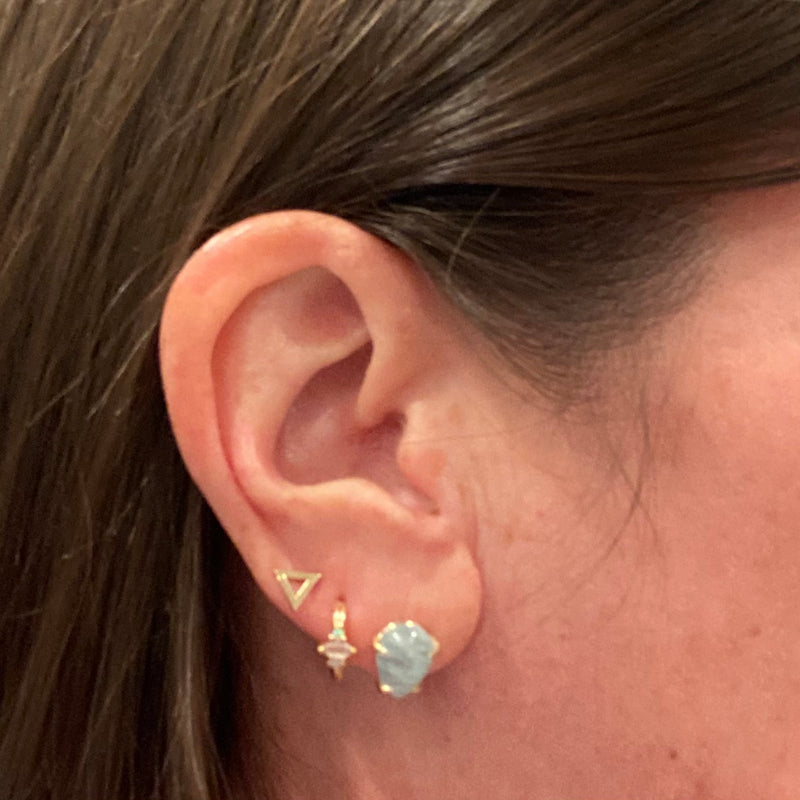 Water Symbol Stud Earrings