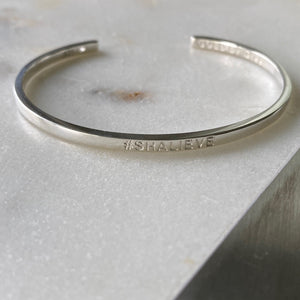 #shalieve Cuff Bracelet in Sterling Silver
